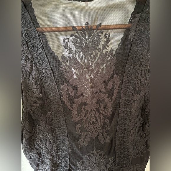 Free People Reign Over Me Sleeveless Black Lace Embroidered Dress - Picture 9 of 10